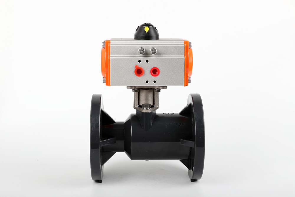 故城气动法兰一体球阀